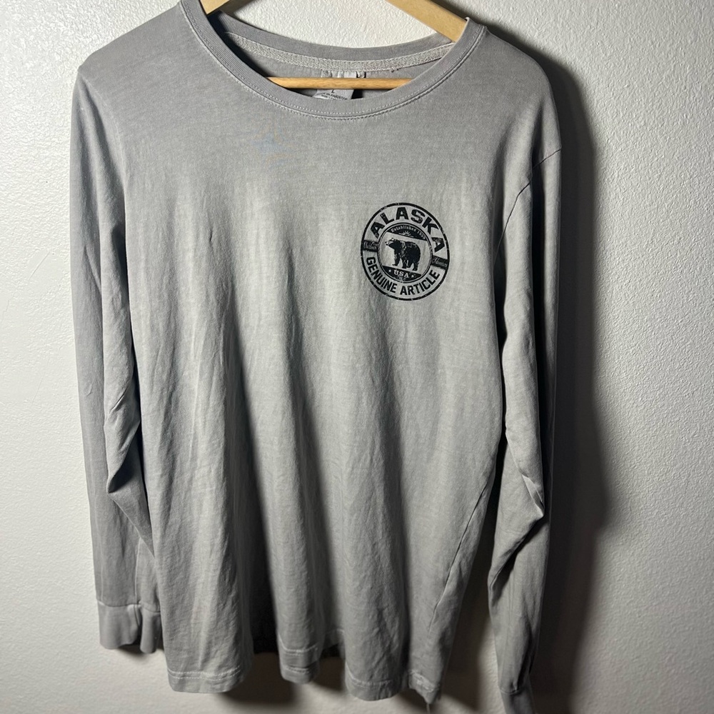 Vintage Gray Long Sleeve Tee
